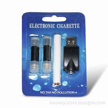 E-cigarette with Blister Card, USB Charger and 150mAh Battery Capacity, Sized 103 x 9.2mm